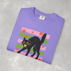 Spooky, Cute Black Cat, Halloween Comfort Colors Tee Unisex