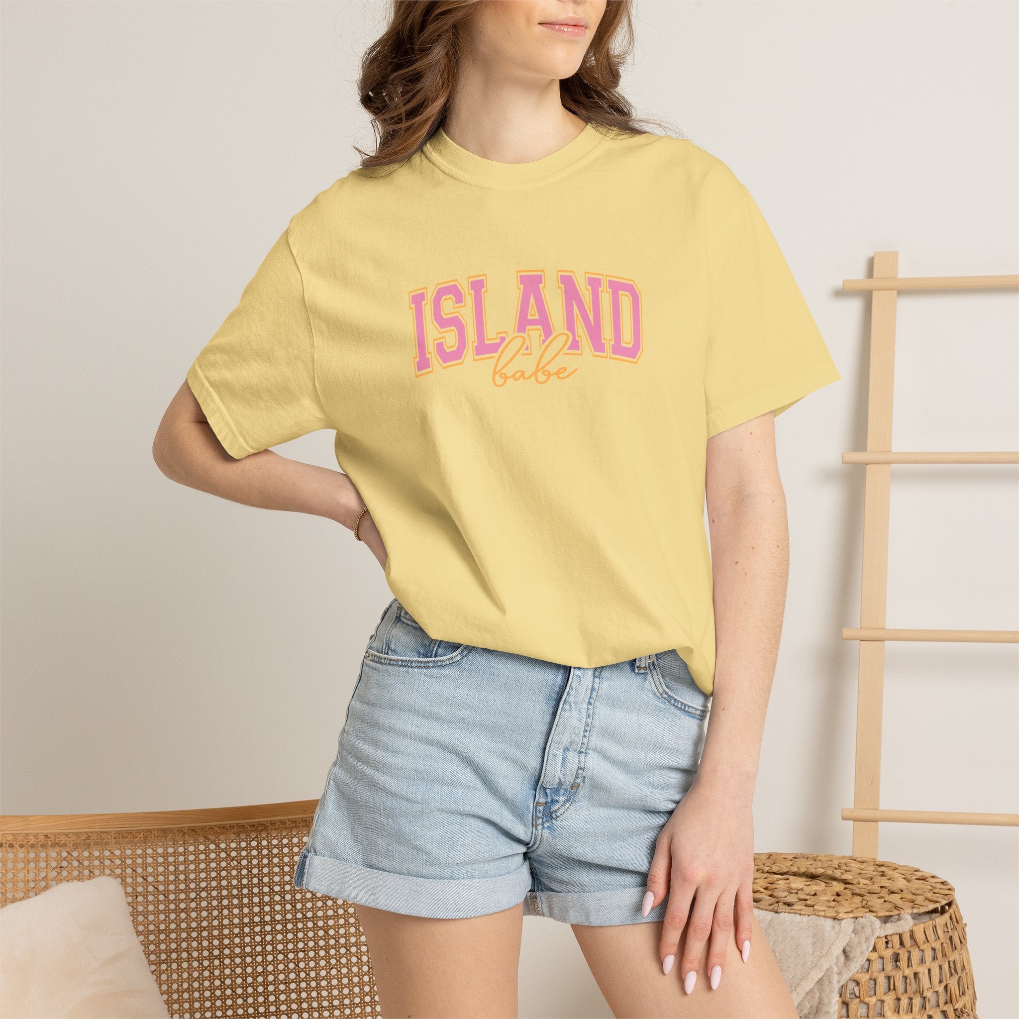 Island Babe, Cute Summer, Beach, Vacation Comfort Colors Tee