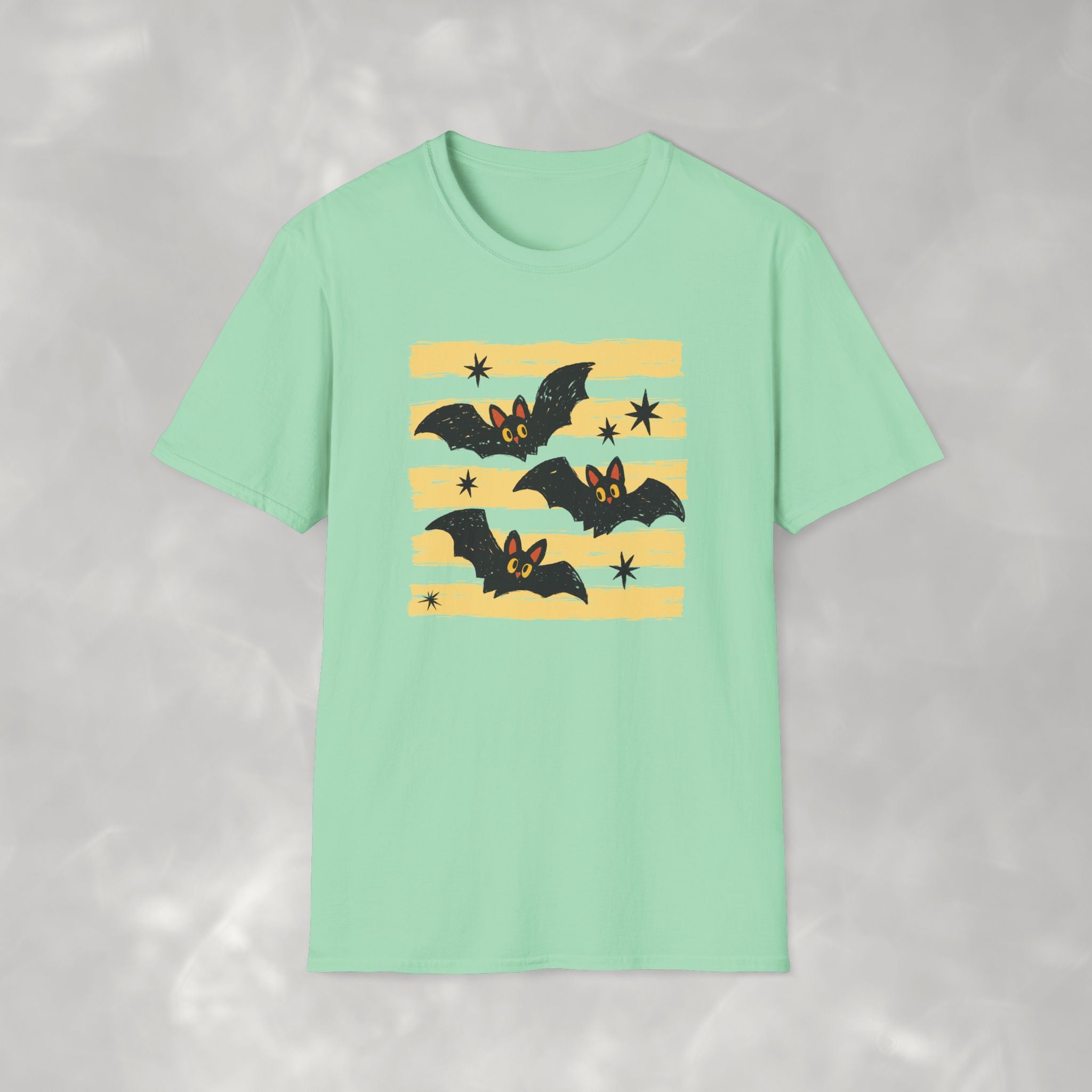 Cute Halloween Bats, Gildan Unisex Softstyle T-Shirt
