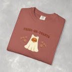 Trick-or-Treats Cute Funny Halloween Cat Lover Comfort Colors Garment-Dyed T-shirt