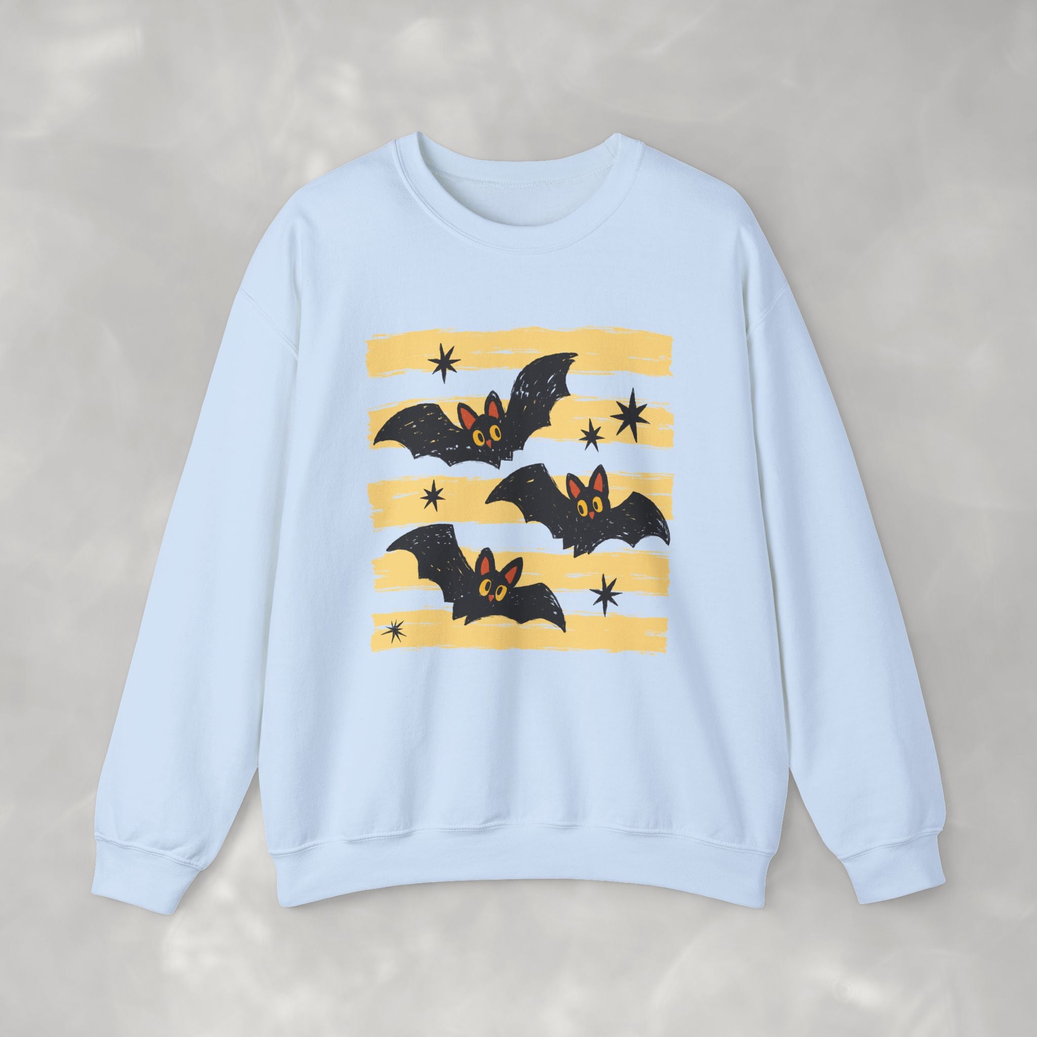 Cute Halloween Bats, Gildan Unisex Heavy Blend™ Crewneck Sweatshirt