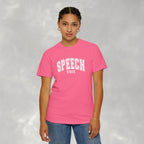 Speech Vibes, Unisex Comfort Colors Tee for SLP, SLPA, Speech Therapy