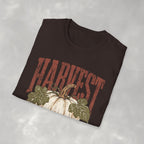 Autumn Harvest, White Pumpkin Retro Gildan Unisex Softstyle T-Shirt