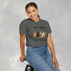 No Tricks Just Chicks, Funny Halloween Chickens in Costumes, Comfort Colors Tee