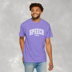 Speech Vibes, Unisex Comfort Colors Tee for SLP, SLPA, Speech Therapy