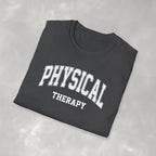 Physical Therapy, Therapist Varsity Style Gildan Unisex Softstyle T-Shirt