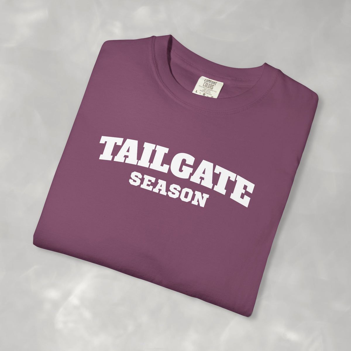 Tailgate Season, Football Game Day Unisex Comfort Colors Tee for Men and Women