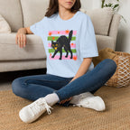 Spooky, Cute Black Cat, Halloween Gildan Unisex Softstyle T-Shirt