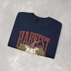 Autumn Harvest, White Pumpkin Retro Gildan Unisex Heavy Blend™ Crewneck Sweatshirt