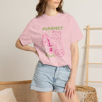 Purrfect Pour, Funny, Coffee, Cat Lover Comfort Colors Tee