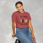 No Tricks Just Chicks, Funny Halloween Chickens in Costumes, Comfort Colors Tee