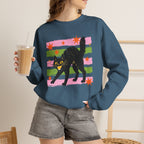 Spooky, Cute Black Cat, Halloween, Gildan Unisex Heavy Blend™ Crewneck Sweatshirt
