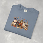 Retro Cats in Halloween Costumes Unisex Comfort Colors Tee