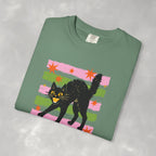 Spooky, Cute Black Cat, Halloween Comfort Colors Tee Unisex