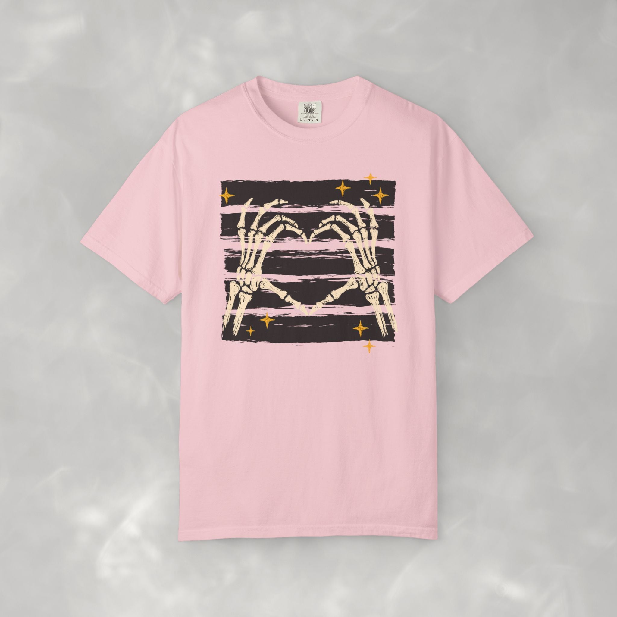 Spooky Skeleton Hands, Cute Halloween Comfort Colors Tee
