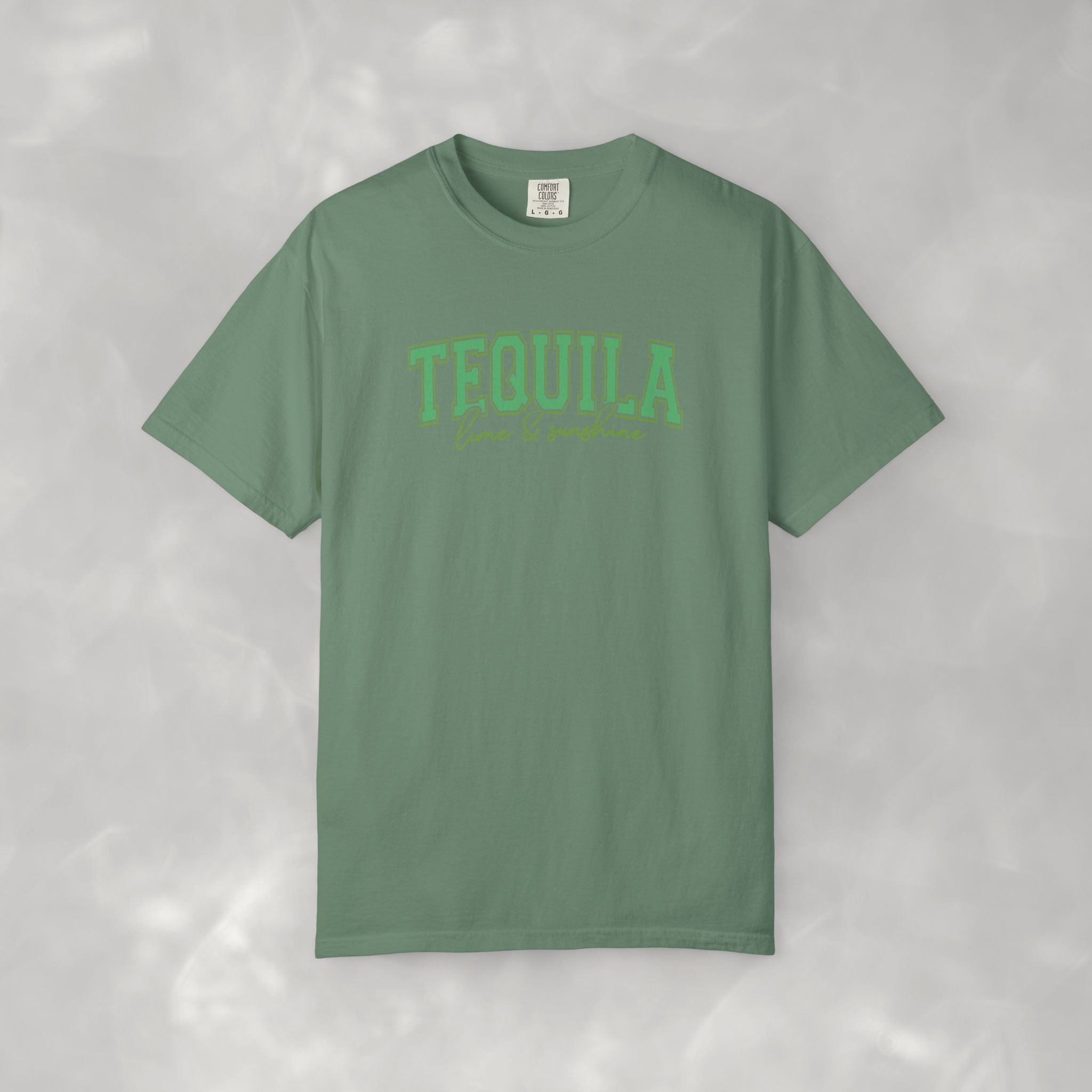 Tequila, Lime, and Sunshine Summer, Vacation, Beach Comfort Colors Tee
