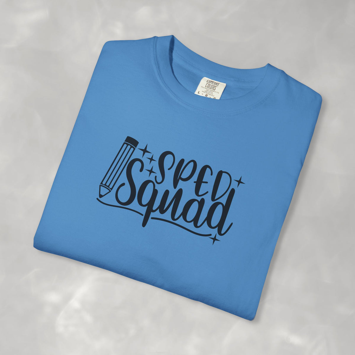SPED Squad Comfort Colors Gildan Unisex Garment-Dyed T-shirt for Educators, Teachers, Paraprofessionals
