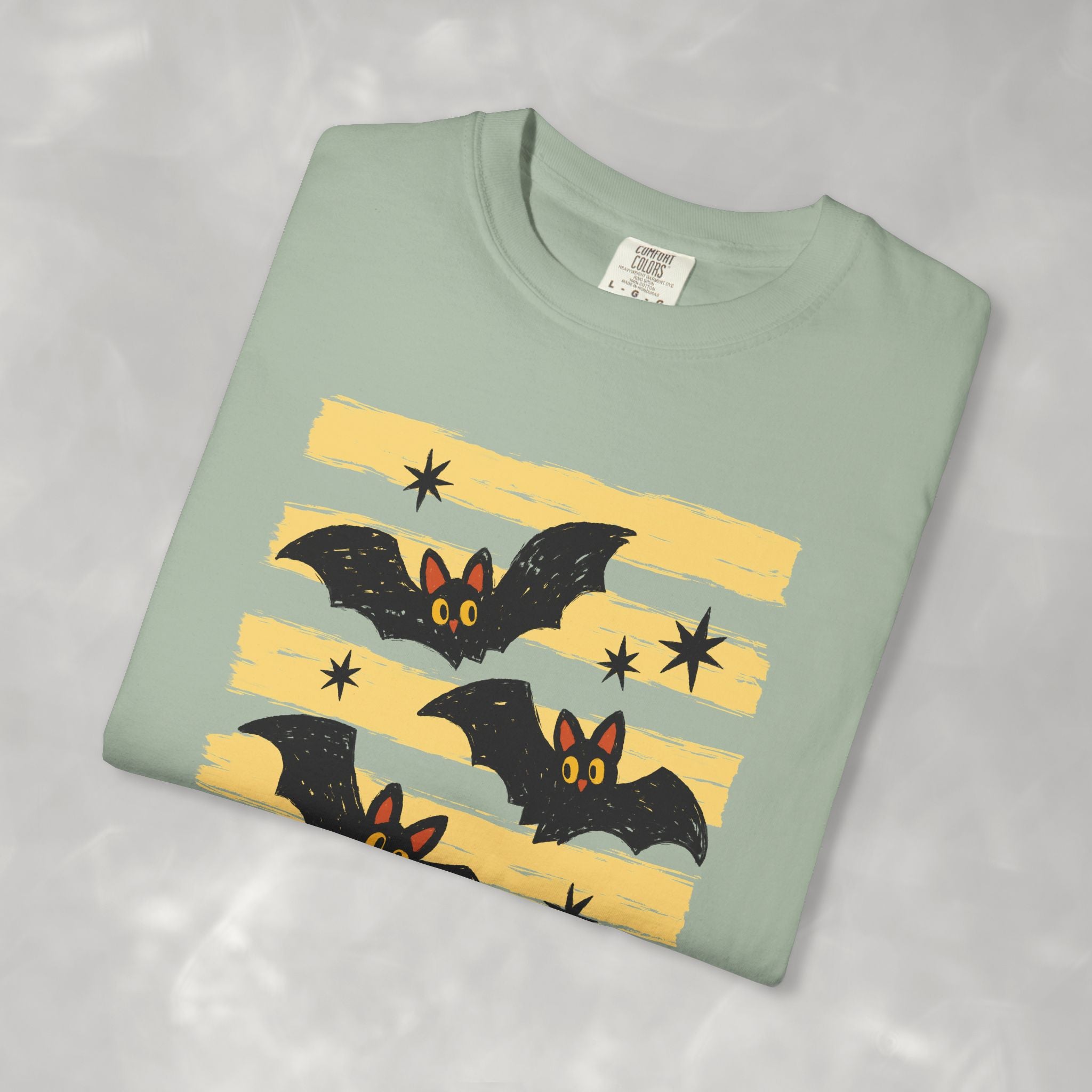 Cute Halloween Bats, Unisex Comfort Colors Tee