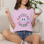 Physical Therapy, Cute Playful Smile, PT, PTA Unisex Comfort Colors Tee
