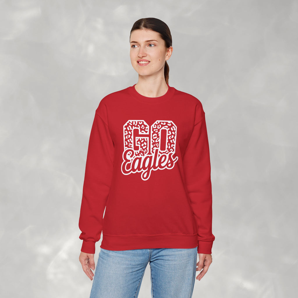 Go Eagles, Eagle Pride, Team Spirit Gildan Unisex Heavy Blend™ Crewneck Sweatshirt