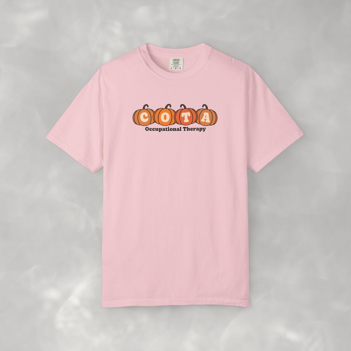 COTA Fall Pumpkins Comfort Colors Garment-Dyed T-shirt for Occupational Therapy Assistants