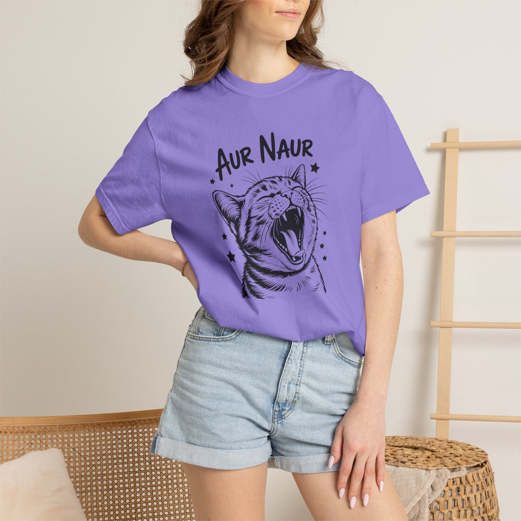 Aur Naur (Oh No) Funny Cat Lover Unisex Comfort Colors Tee