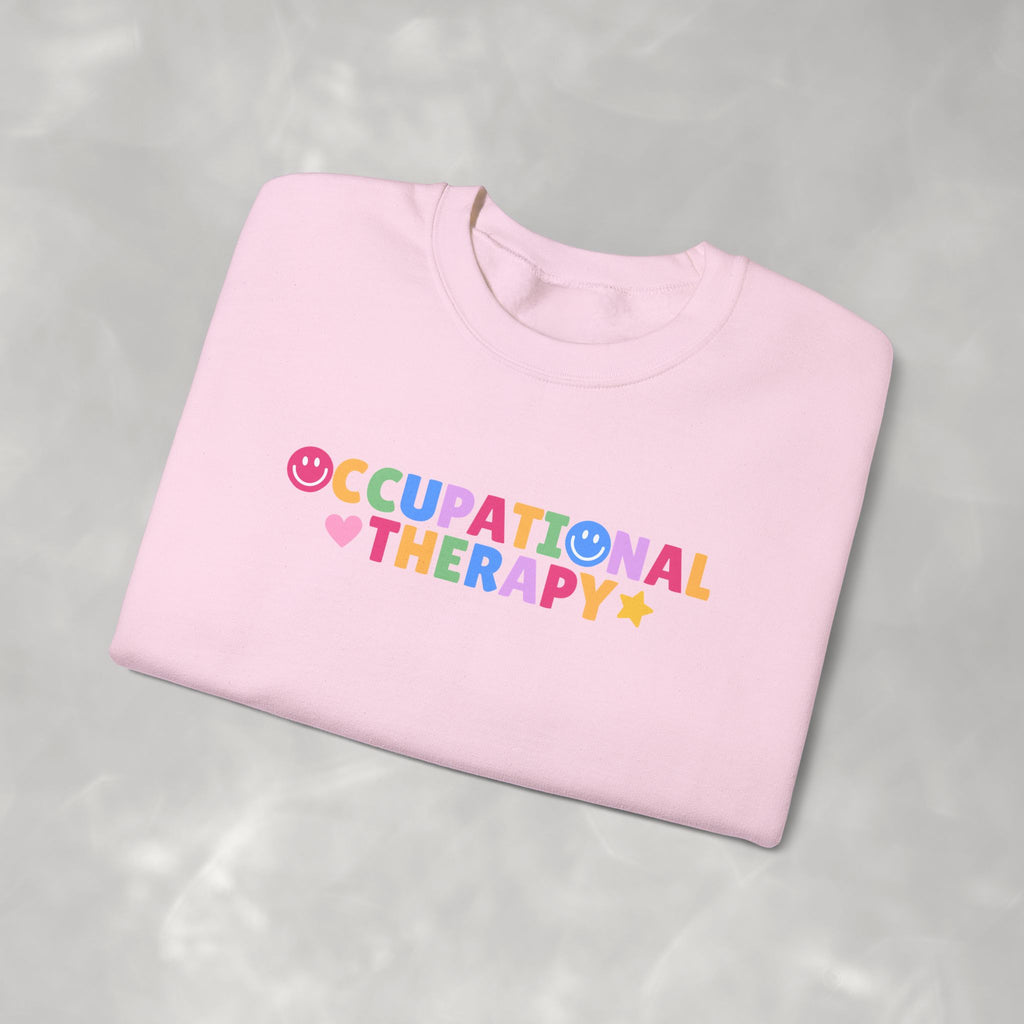 Occupational Therapy, Cute Pediatric OT Gildan Unisex Heavy Blend™ Crewneck Sweatshirt for OT, OTR, OTA, COTA