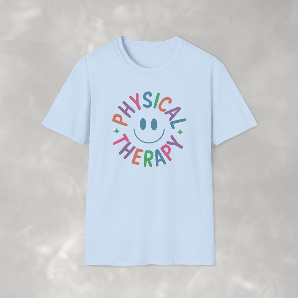 Physical Therapy, Cute Playful Smile, PT, PTA Gildan Unisex Softstyle T-Shirt