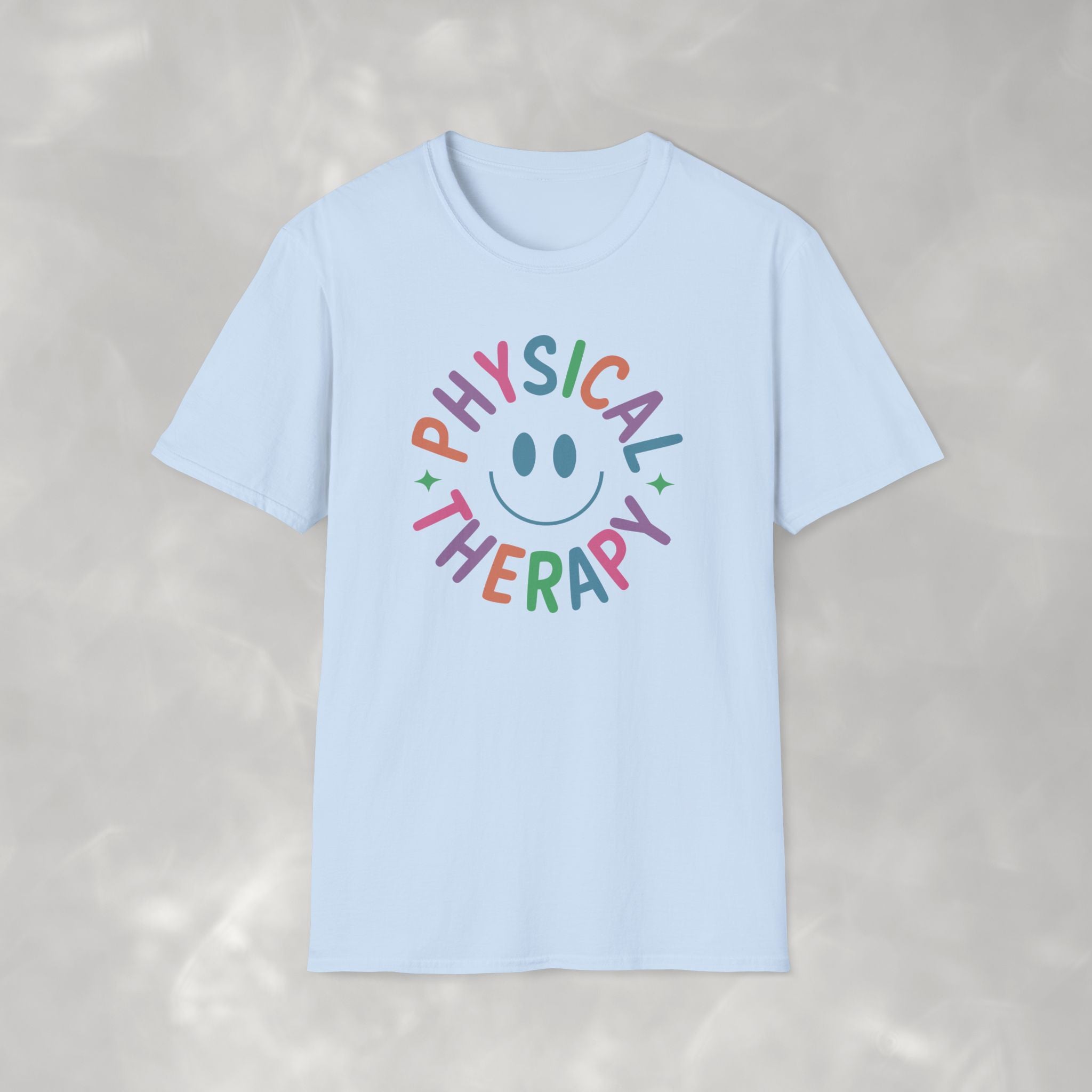 Physical Therapy, Cute Playful Smile, PT, PTA Gildan Unisex Softstyle T-Shirt