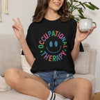 Occupational Therapy, Cute Playful Smile, OT, COTA Comfort Colors Tee