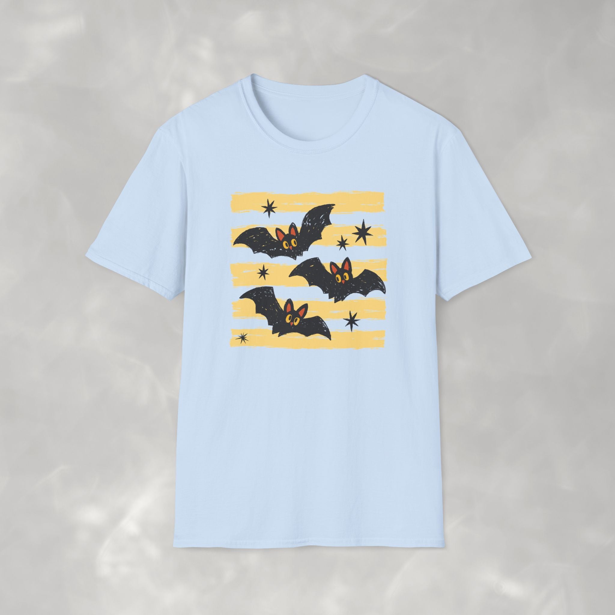 Cute Halloween Bats, Gildan Unisex Softstyle T-Shirt