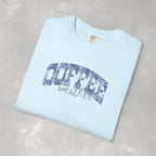 Coffee Weather Distressed Comfort Colors Unisex Garment-Dyed T-shirt