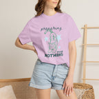 Preparing to do Nothing, Funny, Cute, Cat Lover Comfort Colors Tee