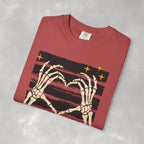 Spooky Skeleton Hands, Cute Halloween Comfort Colors Tee