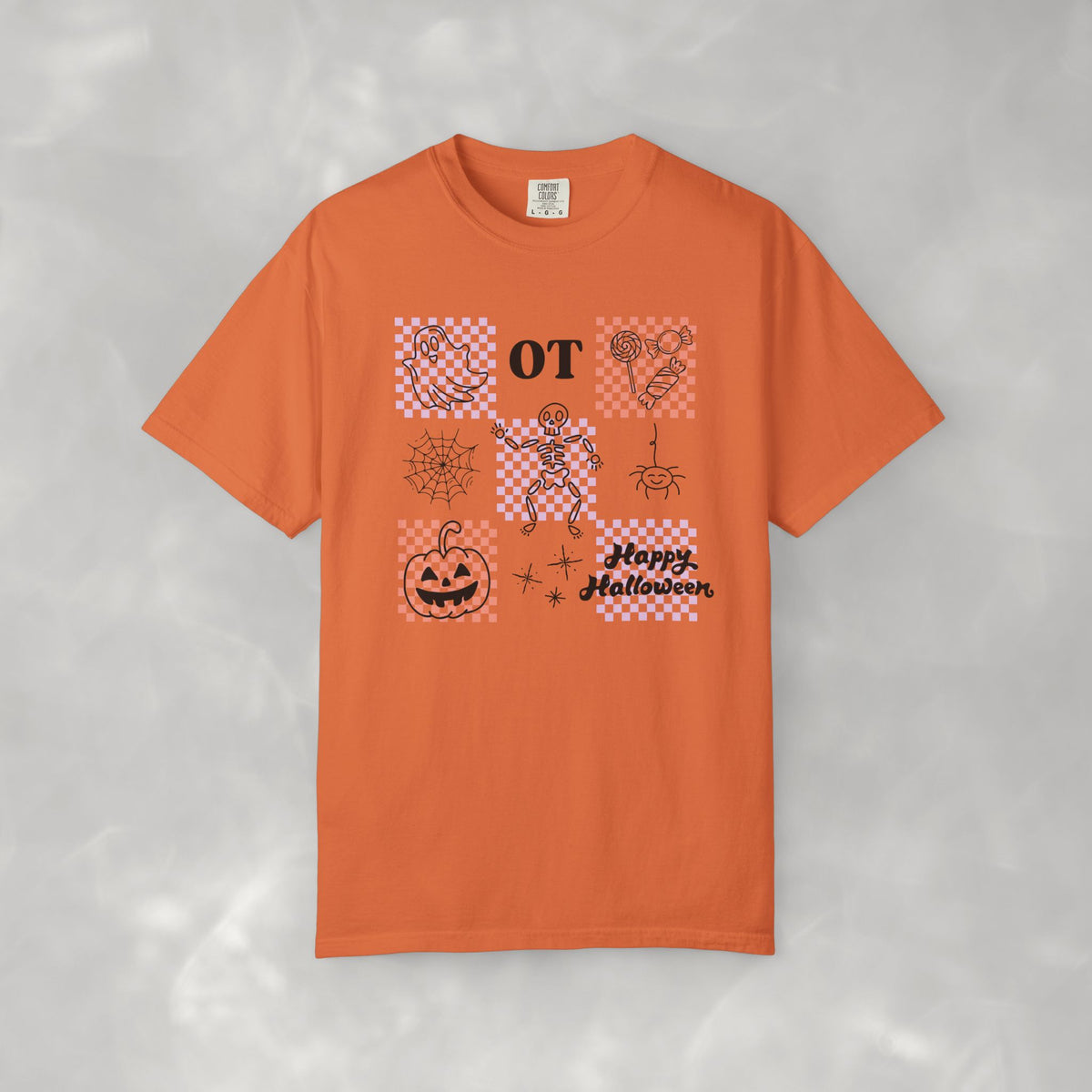 Cute Occupational Therapy Halloween Comfort Colors Unisex Garment-Dyed T-shirt for OT, COTA, OTA