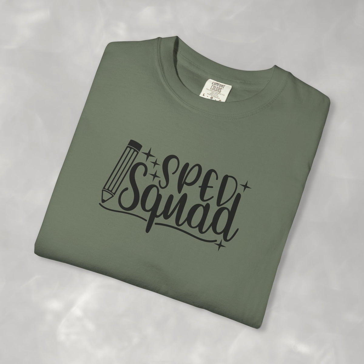 SPED Squad Comfort Colors Gildan Unisex Garment-Dyed T-shirt for Educators, Teachers, Paraprofessionals