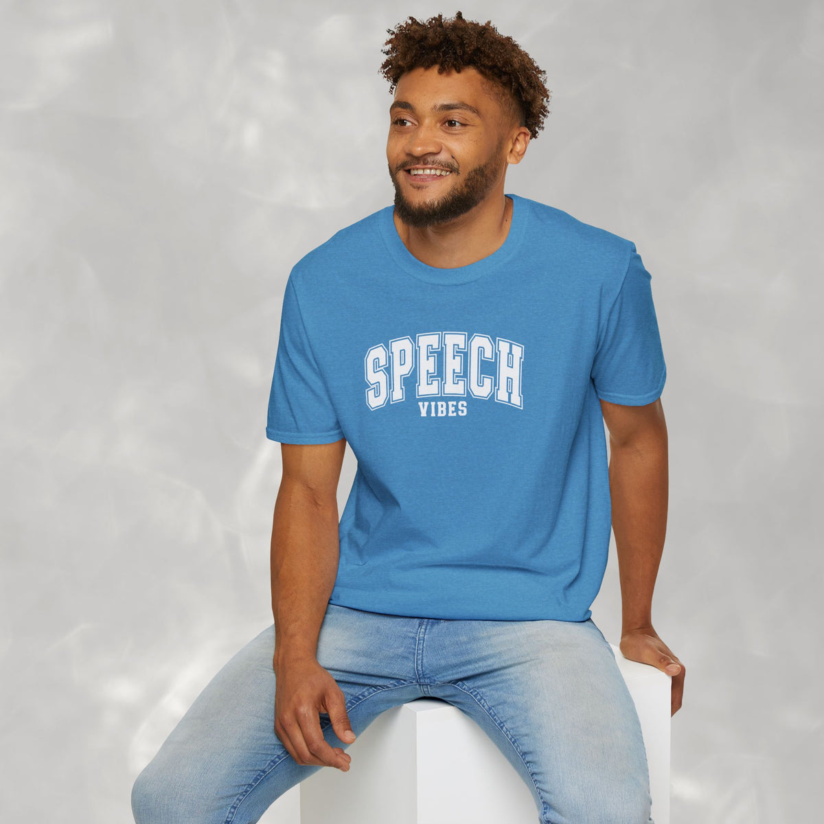 Speech Vibes Gildan Unisex Softstyle T-Shirt for SLP, SLPA, Speech Therapy