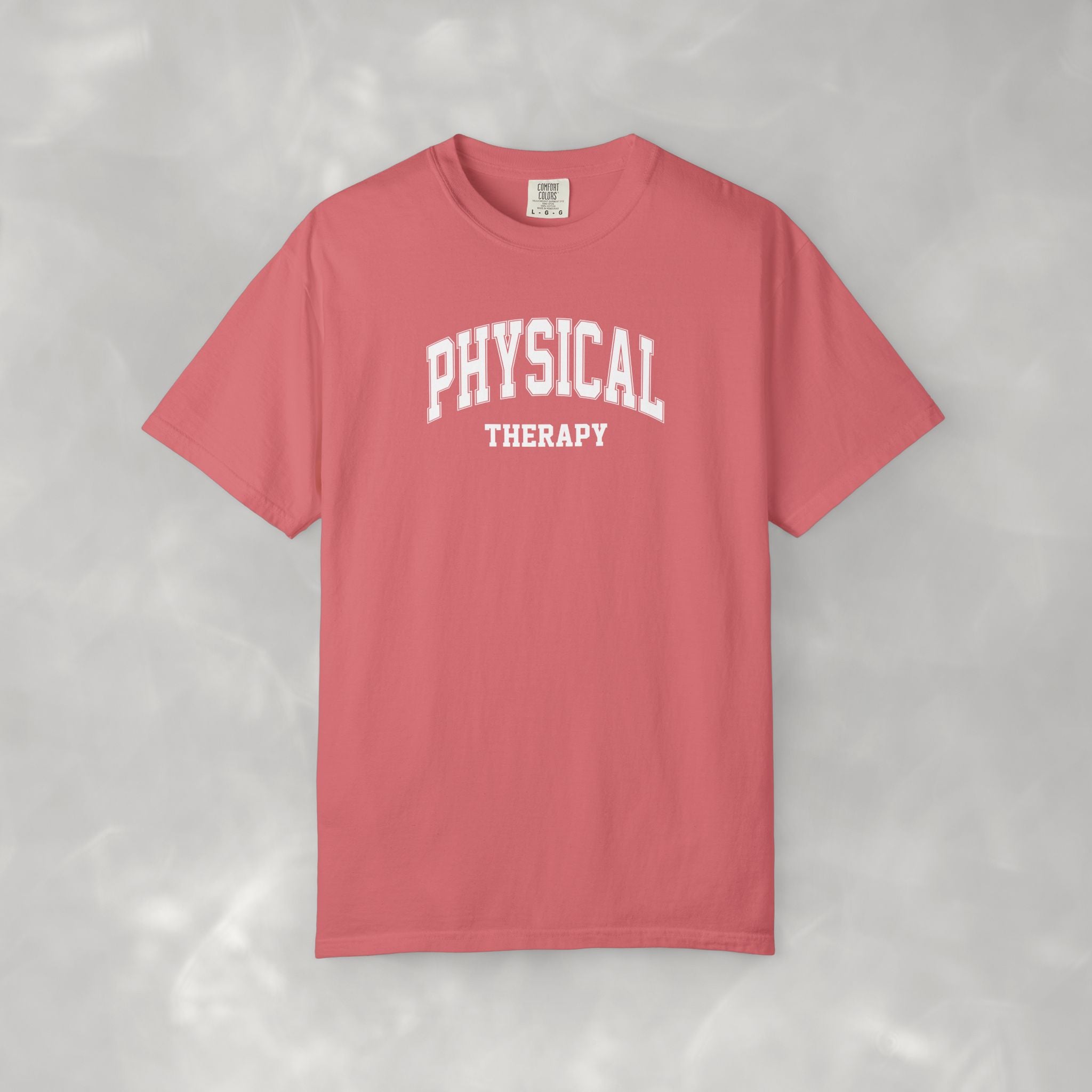 Physical Therapy, Therapist Classic Varsity Style Comfort Colors Tee