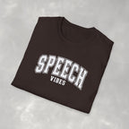 Speech Vibes Gildan Unisex Softstyle T-Shirt for SLP, SLPA, Speech Therapy