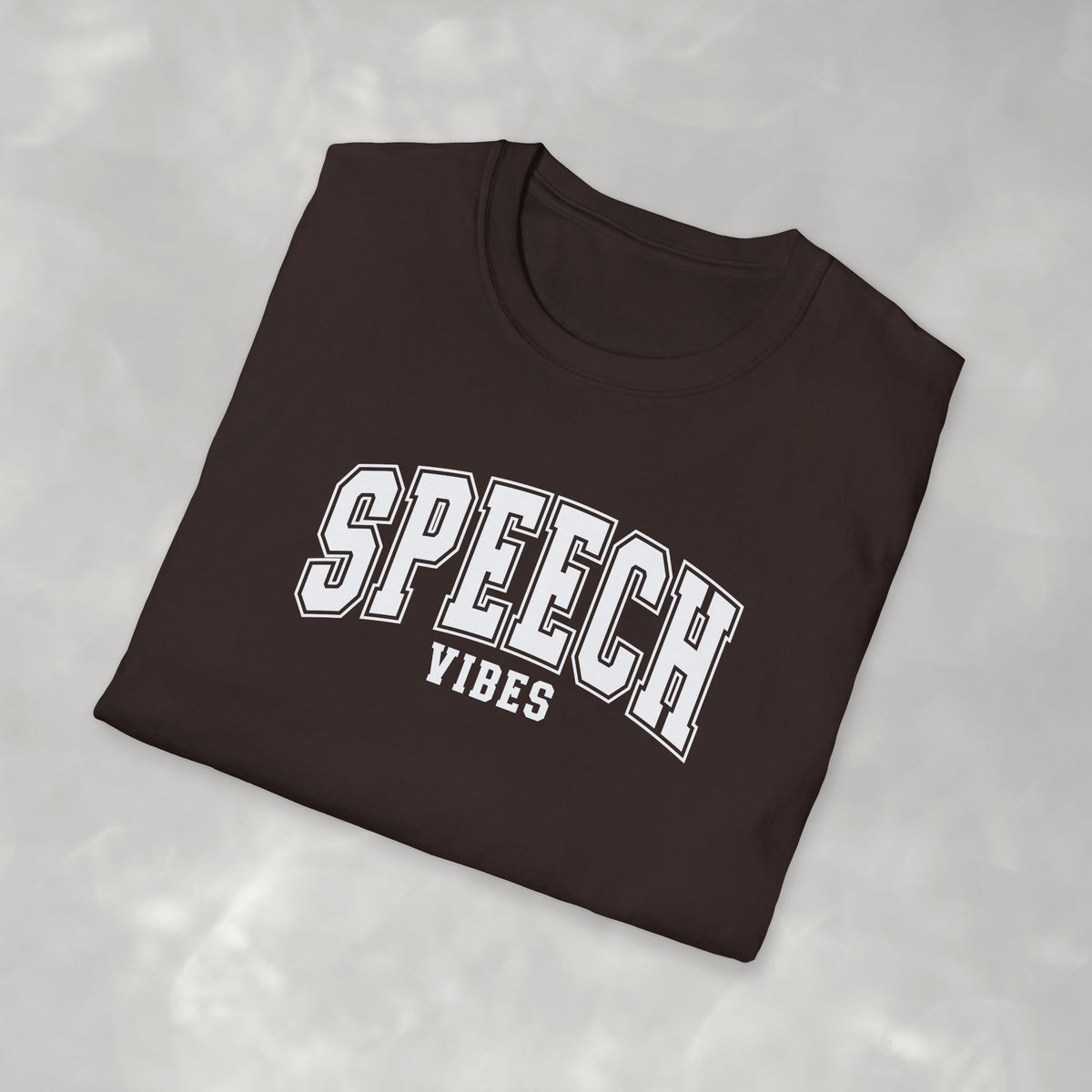 Speech Vibes Gildan Unisex Softstyle T-Shirt for SLP, SLPA, Speech Therapy