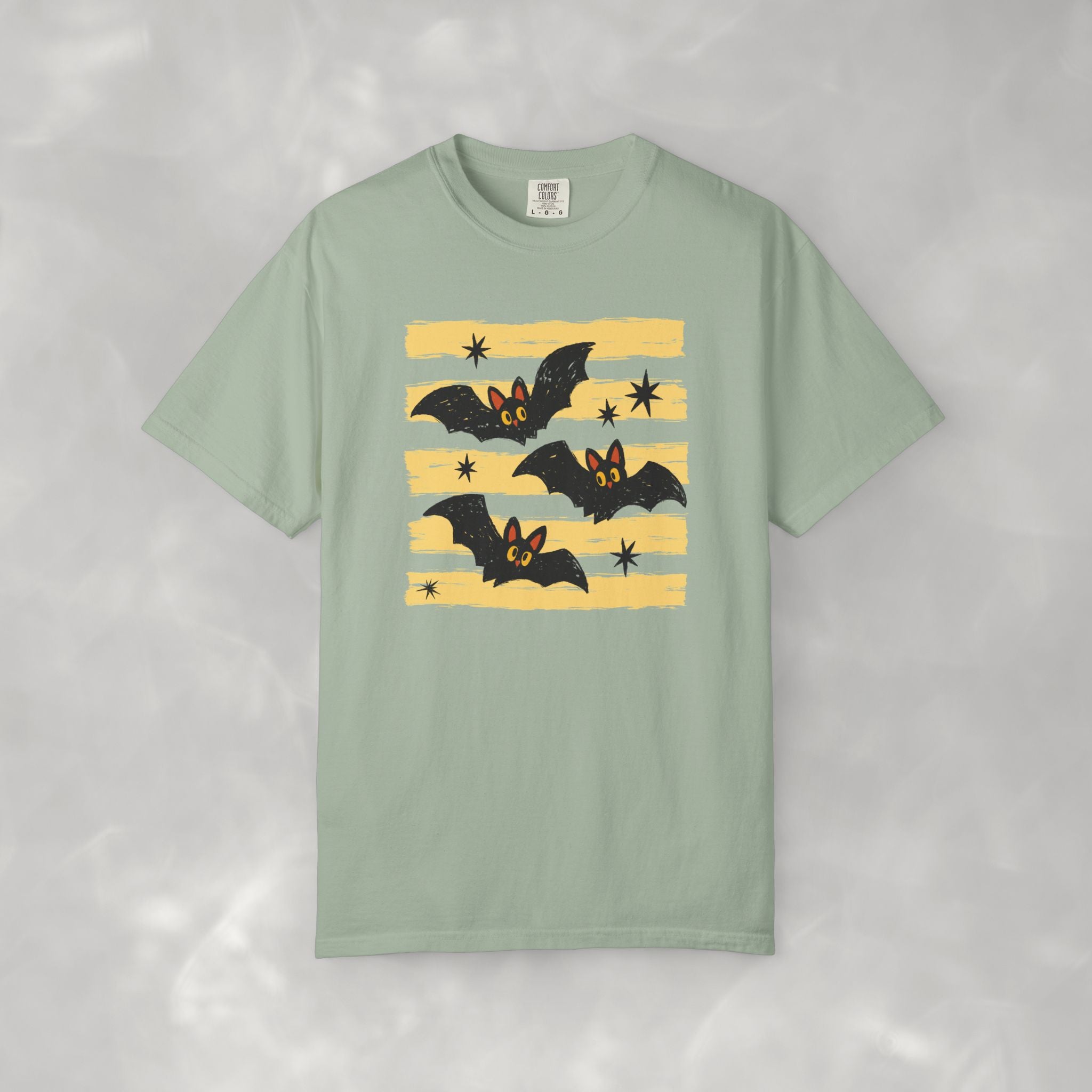 Cute Halloween Bats, Unisex Comfort Colors Tee