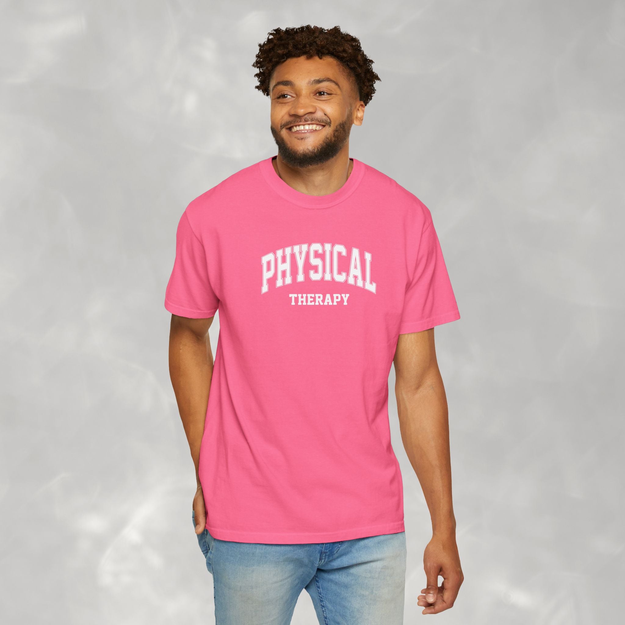 Physical Therapy, Therapist Classic Varsity Style Comfort Colors Tee
