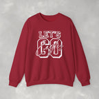 Let's Go Eagles, Eagles Sports, Team Spirit Gildan Unisex Heavy Blend™ Crewneck Sweatshirt