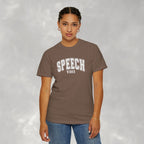 Speech Vibes, Unisex Comfort Colors Tee for SLP, SLPA, Speech Therapy