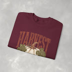 Autumn Harvest, White Pumpkin Retro Gildan Unisex Heavy Blend™ Crewneck Sweatshirt
