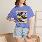 Cute Halloween Bats, Unisex Comfort Colors Tee