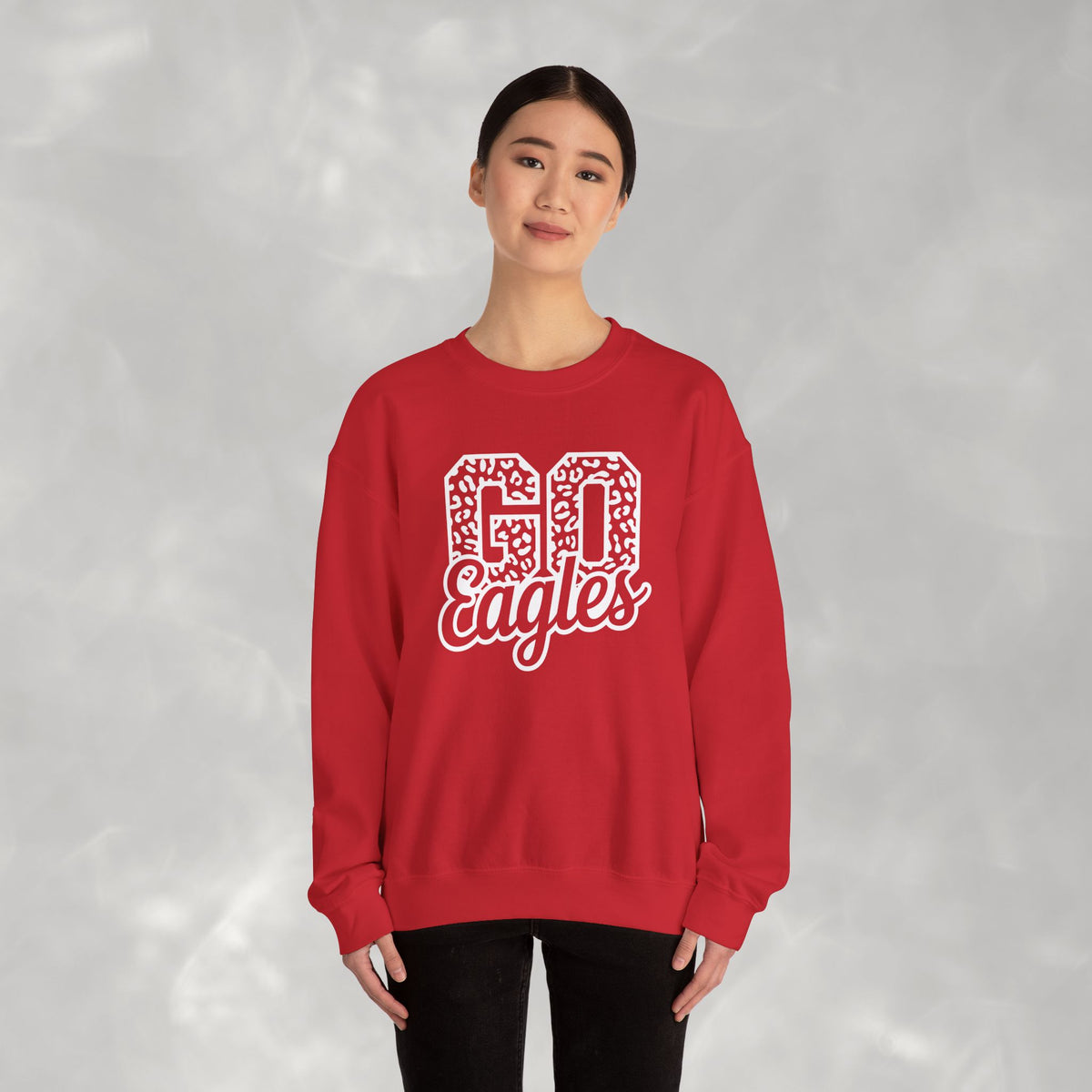 Go Eagles, Eagle Pride, Team Spirit Gildan Unisex Heavy Blend™ Crewneck Sweatshirt