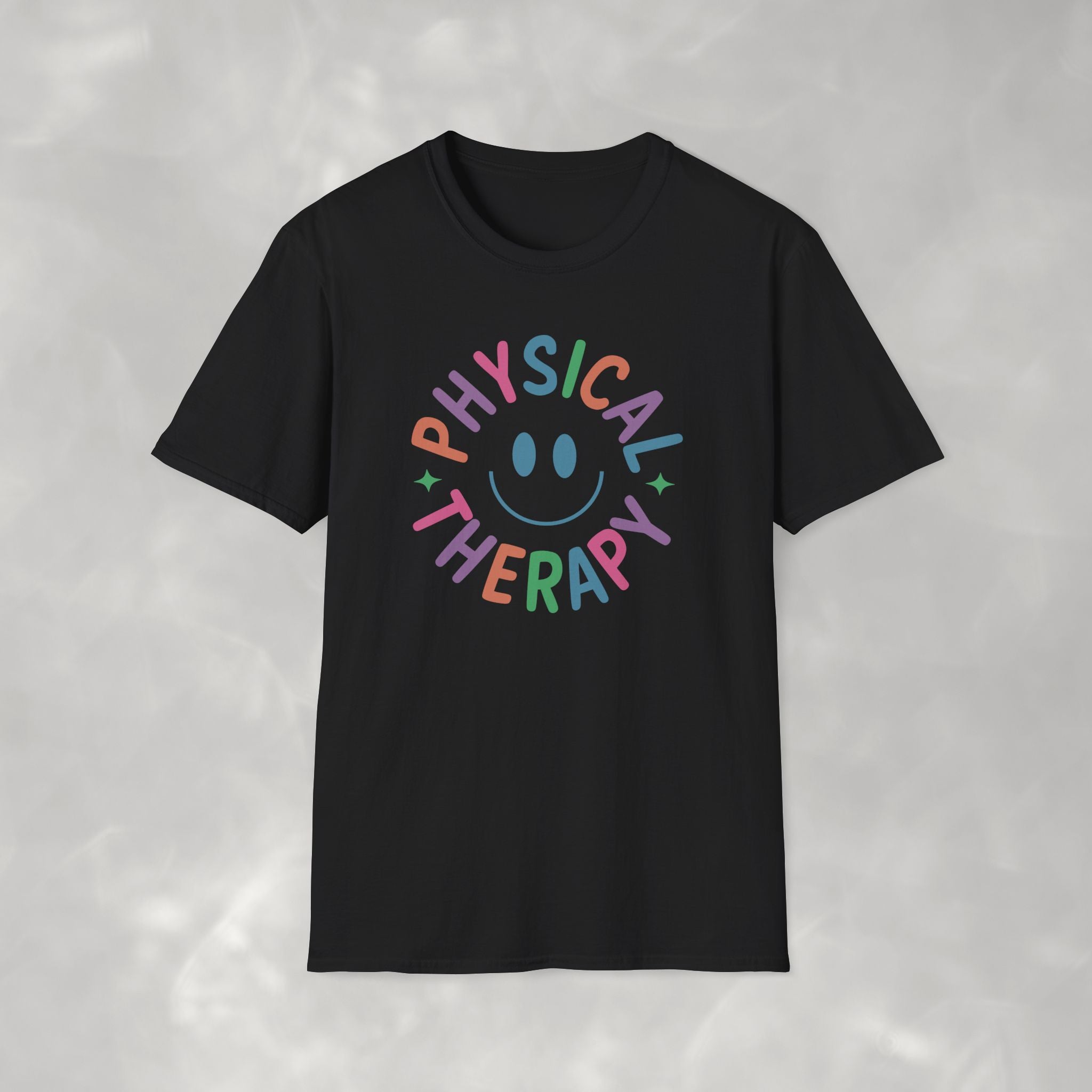 Physical Therapy, Cute Playful Smile, PT, PTA Gildan Unisex Softstyle T-Shirt