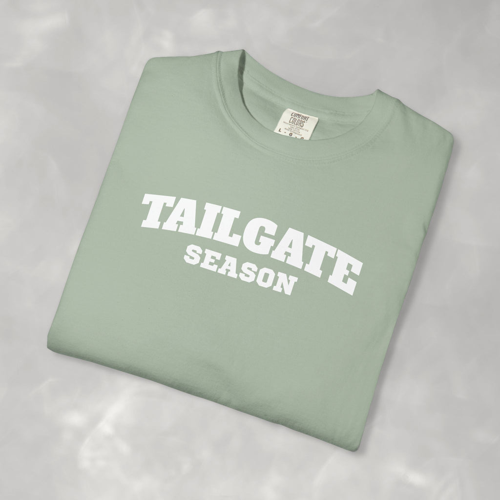 Tailgate Season, Football Game Day Unisex Comfort Colors Tee for Men and Women
