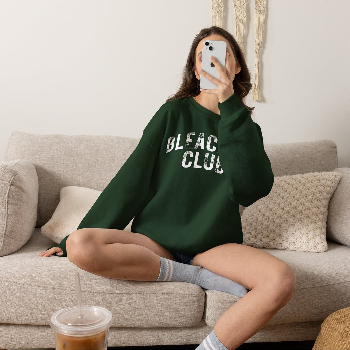 Bleacher Club, Funny Unisex Heavy Blend™ Crewneck Sweatshirt for Sports Parents, Family